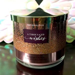 BBW 3 wick candle A Thousand Wishes